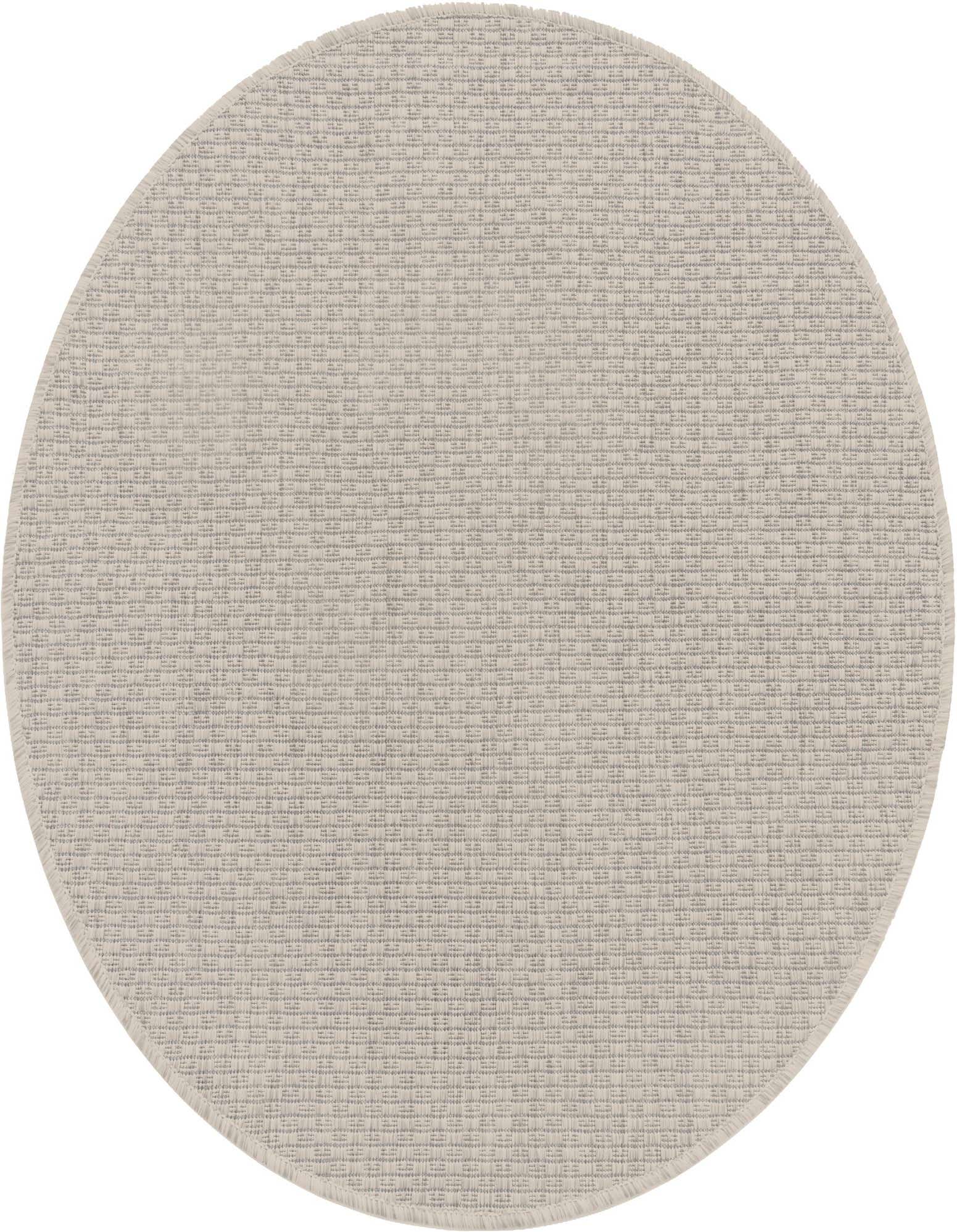 3' x 3' Easy-Clean Solid Indoor / Outdoor Round Rug
