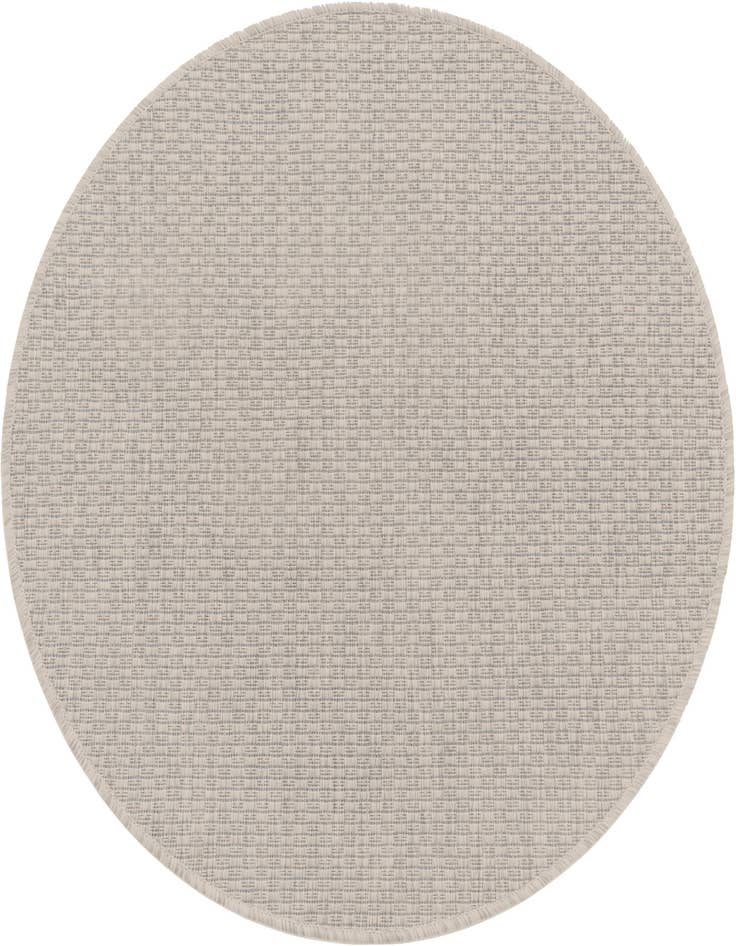 Detail image of 3' x 3' Easy-Clean Solid Indoor / Outdoor Round Rug