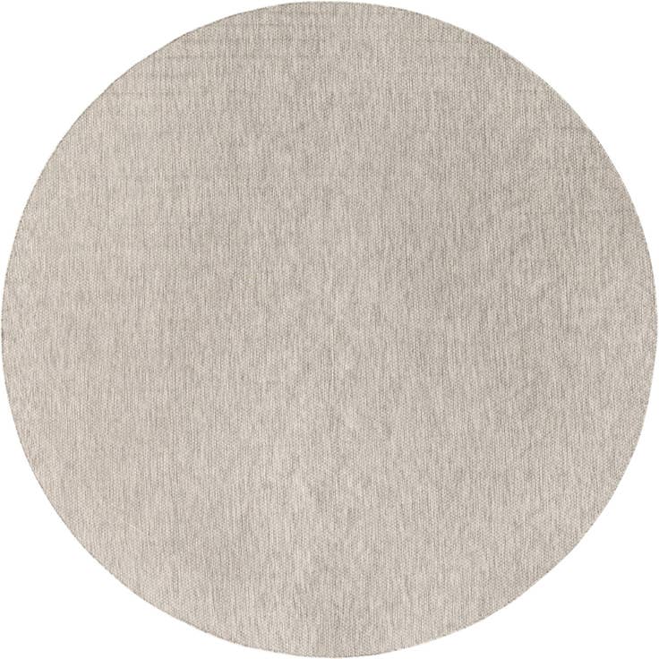 Detail image of 13' x 13' Easy-Clean Solid Indoor / Outdoor Round Rug