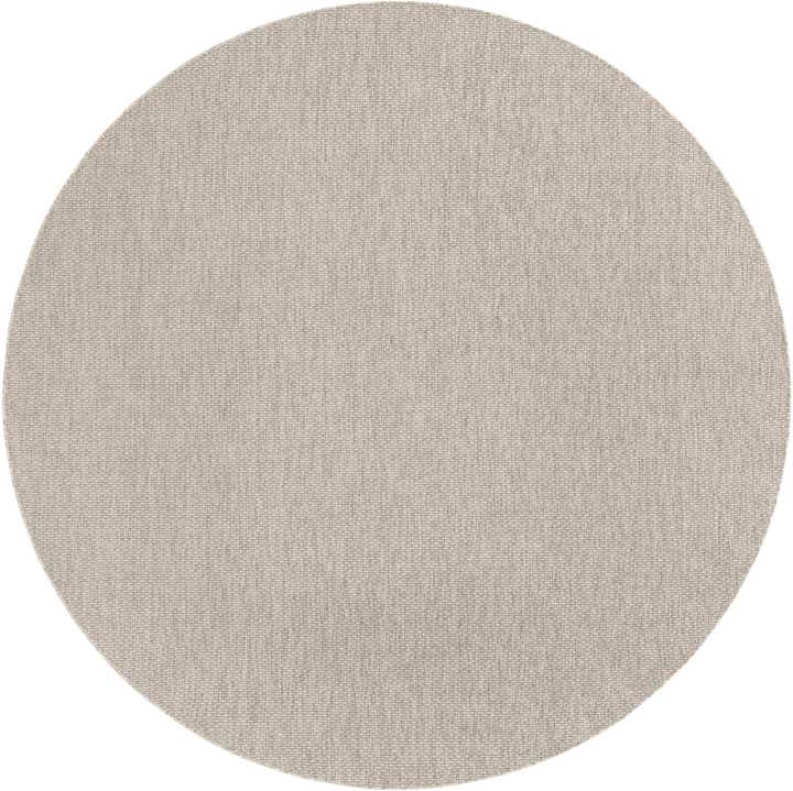 10' x 10' Easy-Clean Solid Indoor / Outdoor Round Rug