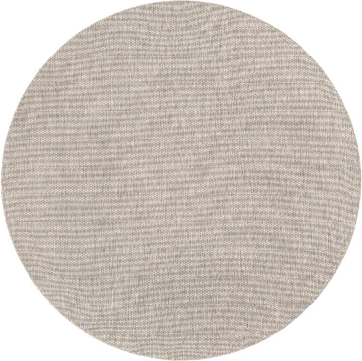 Detail image of 10' x 10' Easy-Clean Solid Indoor / Outdoor Round Rug
