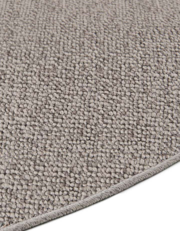 3' 1 x 3' 1 Easy-Clean Solid Indoor / Outdoor Round Rug