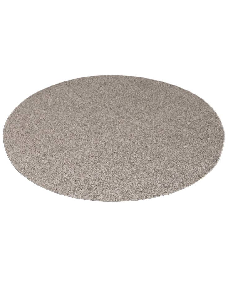 Detail image of 7' 10 x 7' 10  Washable Solid Indoor / Outdoor Round Rug
