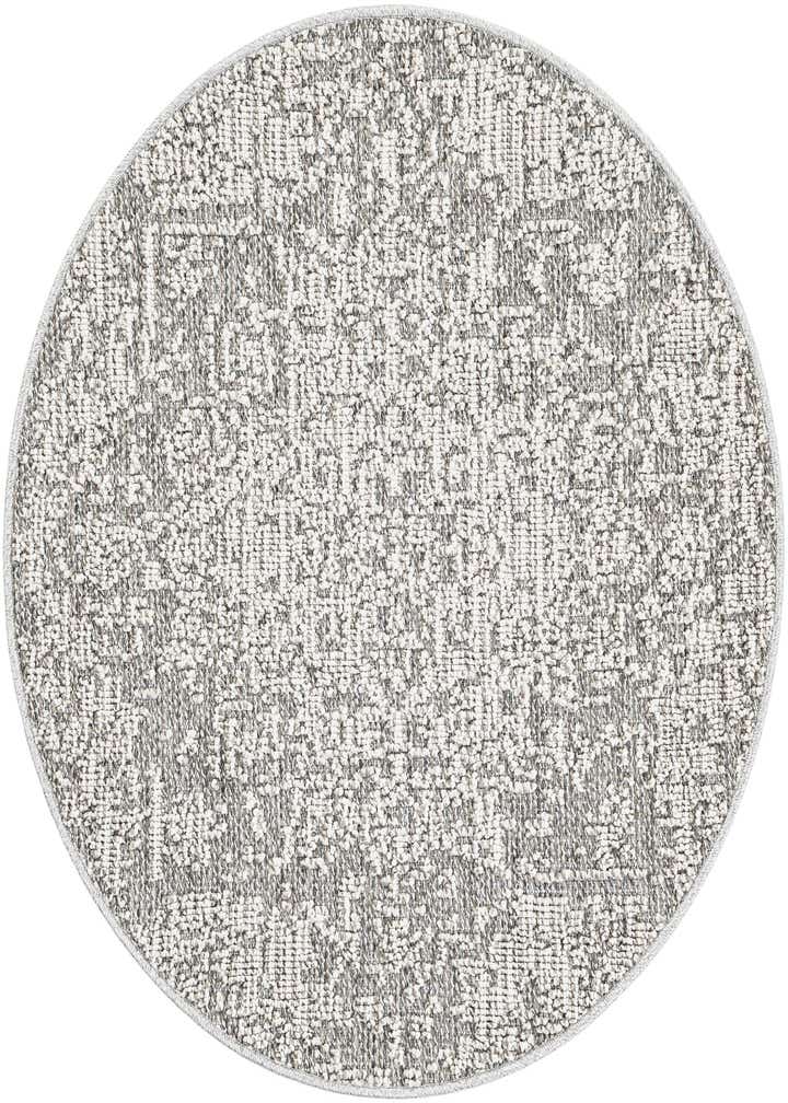 3' 1 x 3' 1 Easy-Clean Traditional Indoor / Outdoor Round Rug