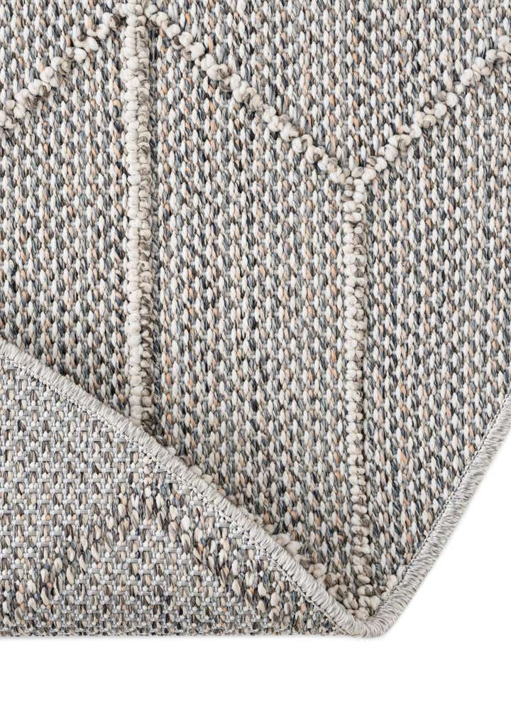 7' 10 x 7' 10 Easy-Clean Trellis Indoor / Outdoor Round Rug