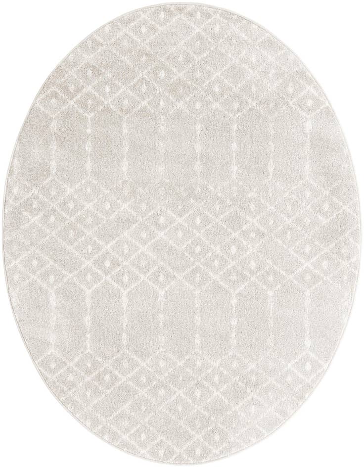 Detail image of 5' 3 x 5' 3 Paxon Trellis Round Rug