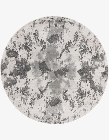 Light Gray Sydney Round Rug