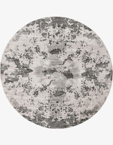 Light Gray Sydney Round Rug