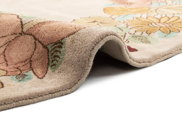 Detail image of 8' 1 x 8' 2 Hand Knotted Tibet Wool Round Rug