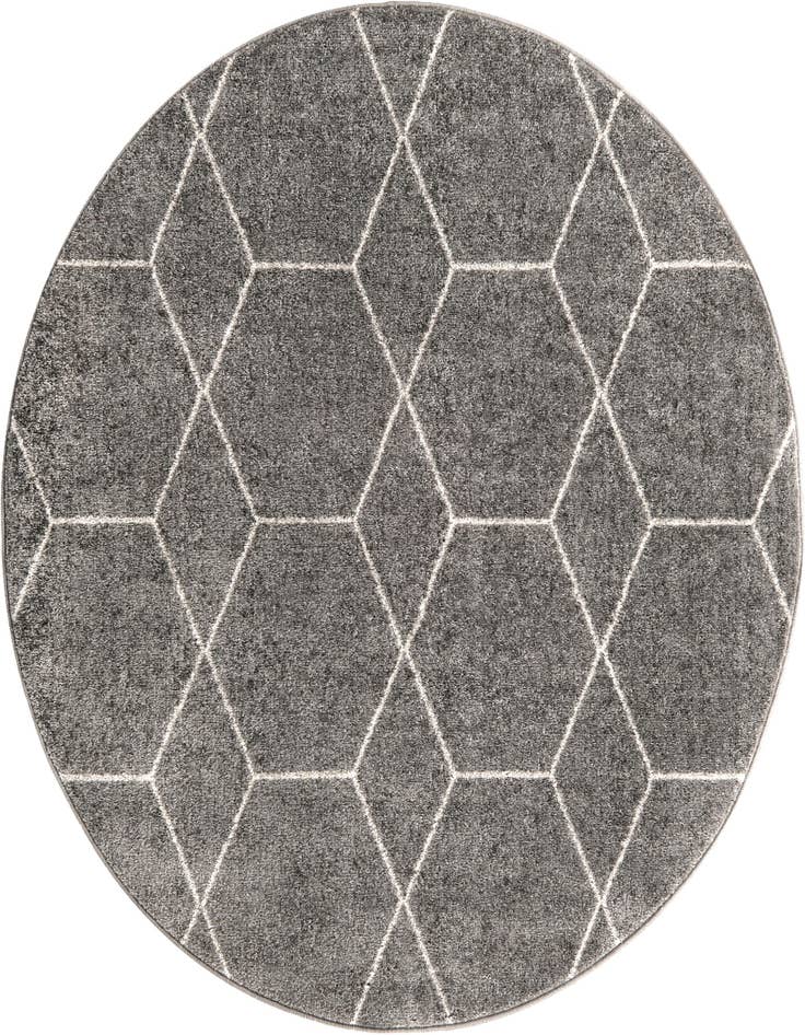 Detail image of 7' x 7' Trellis Frieze Round Rug
