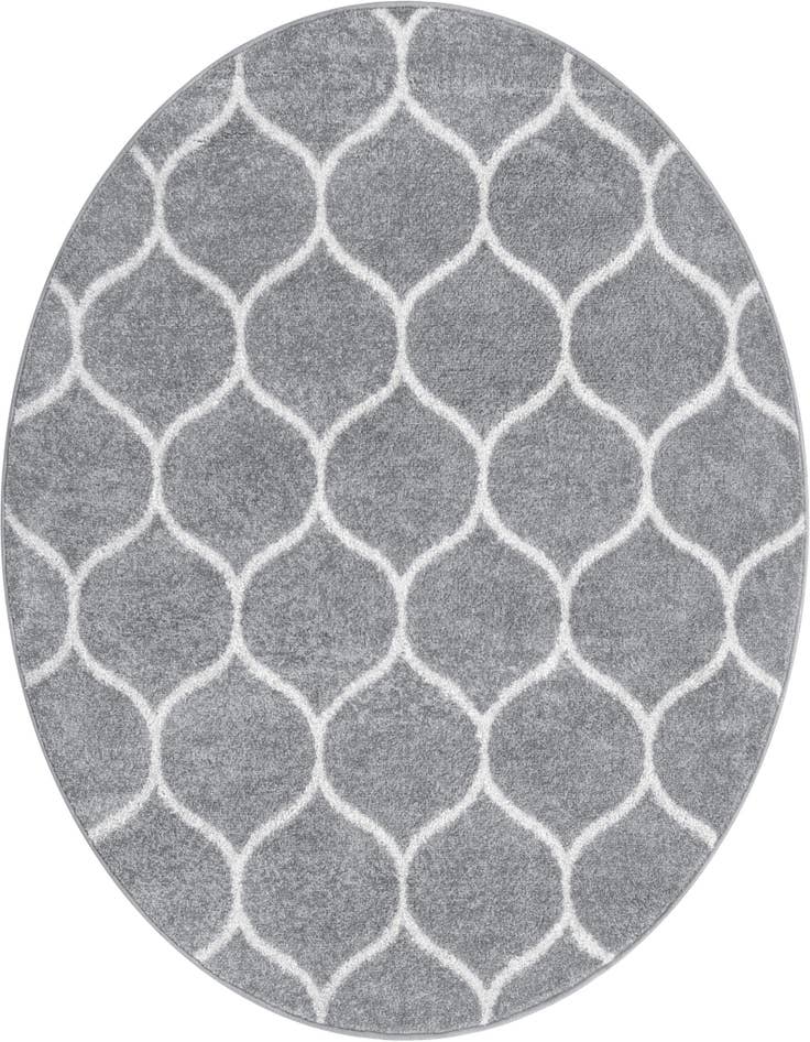 Detail image of 6' x 6' Trellis Frieze Round Rug