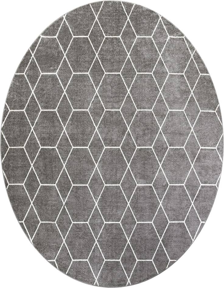 Detail image of 12' x 12' Trellis Frieze Round Rug