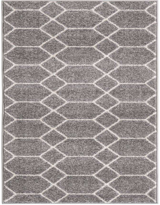 Detail image of 2' 2 x 7' Trellis Frieze Round Rug