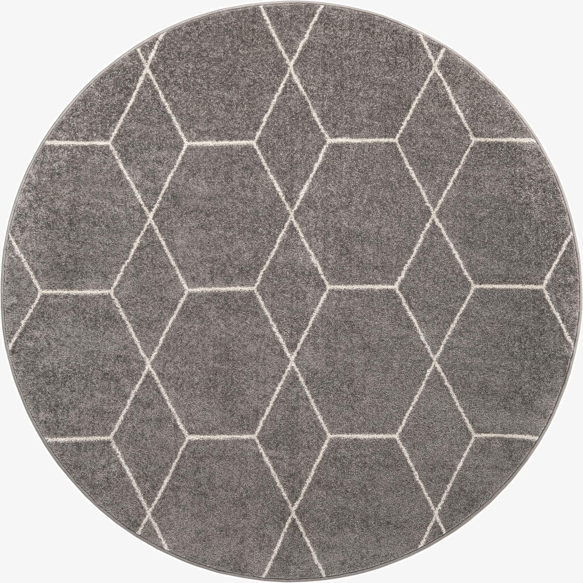Primary image 6' x 6' Trellis Frieze Round Rug