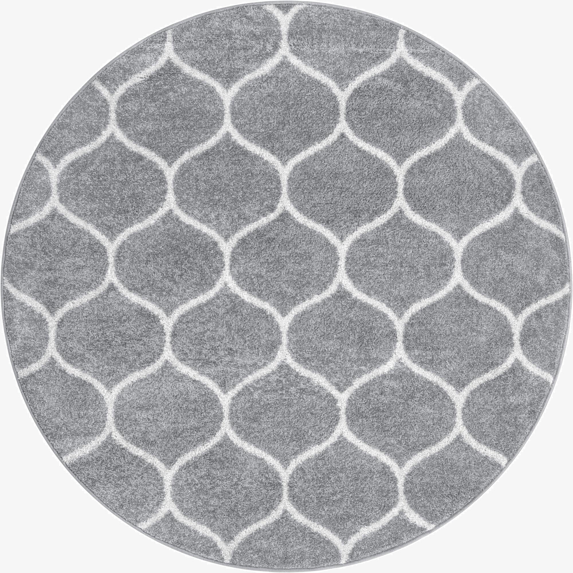 Primary image 4' x 4' Trellis Frieze Round Rug