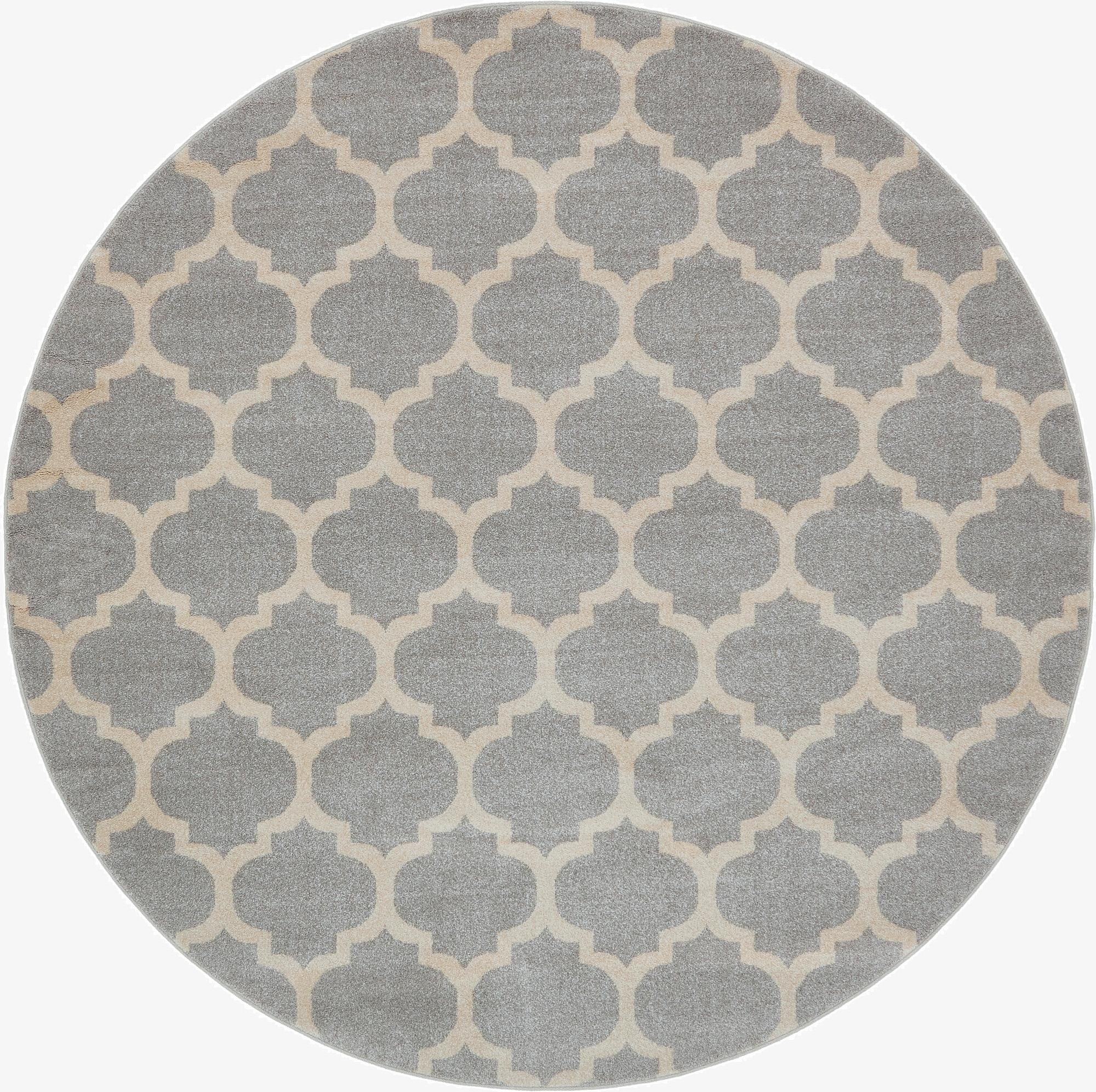Primary image 7' 10 x 7' 10 Trellis Round Rug