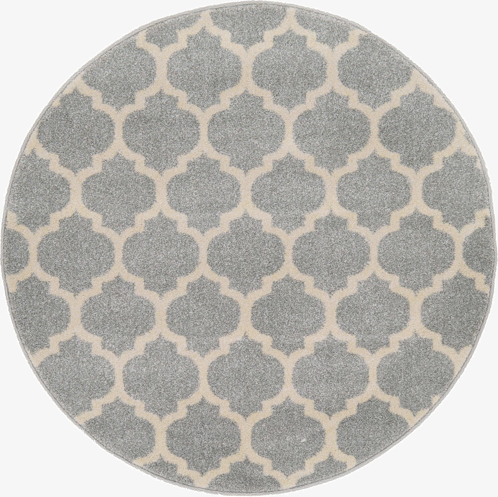 Primary image 3' x 3' Trellis Round Rug