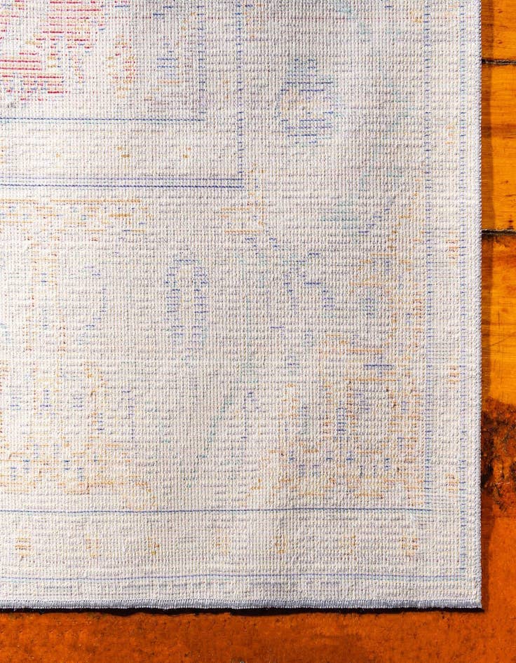 Detail image of 2' 7 x 9' 10 Aqua Runner Rug