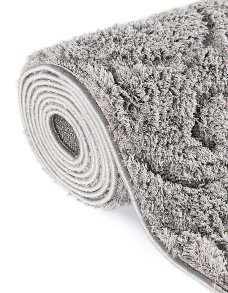 Detail image of 2' 7 x 10' Botanical Shag Runner Rug