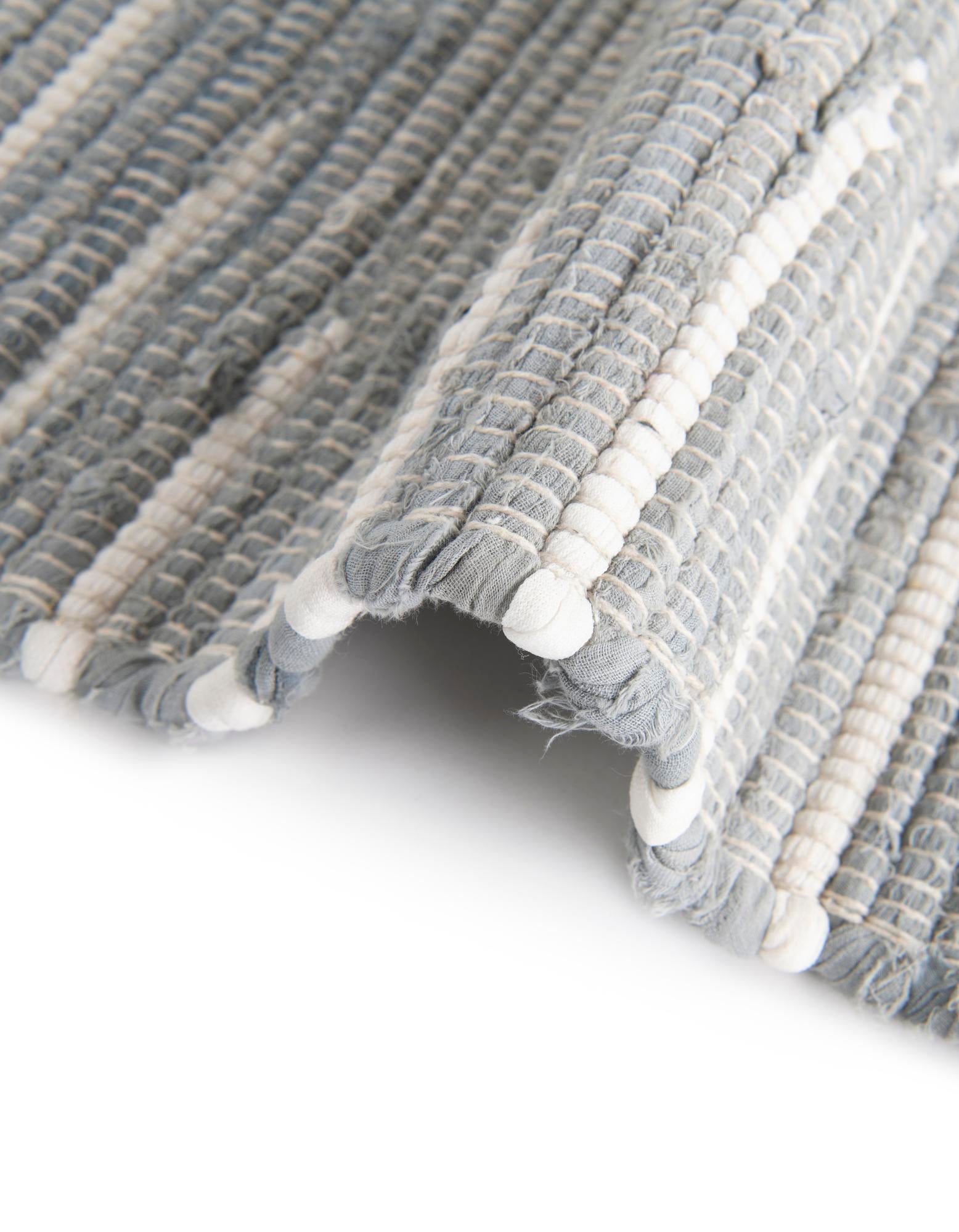 2' 7 x 13' 1 Hand Woven Chindi Cotton Runner Rug