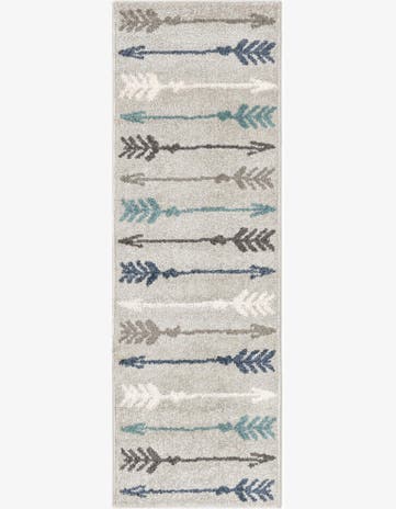 Light Gray Equinox Runner Rug