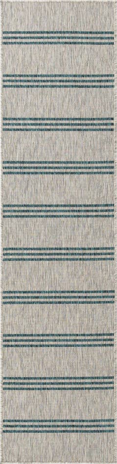 Detail image of 2' x 8' Easy-Clean Jill Zarin Anguilla Indoor / Outdoor Runner Rug