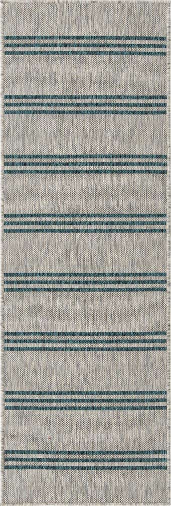 2' x 6' Easy-Clean Jill Zarin Anguilla Indoor / Outdoor Runner Rug