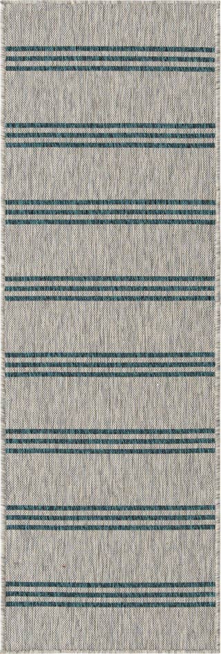 Detail image of 2' x 6' Easy-Clean Jill Zarin Anguilla Indoor / Outdoor Runner Rug