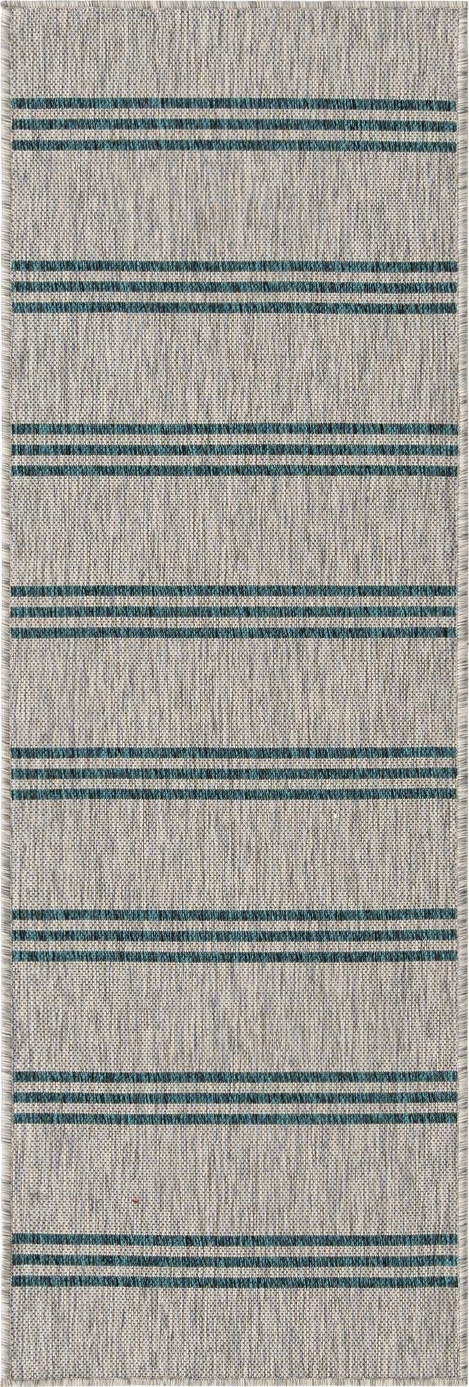 Primary image 2' x 6'  Washable Jill Zarin Anguilla Indoor / Outdoor Runner Rug