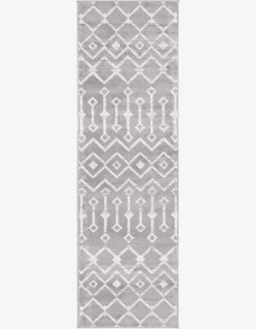 2' x 6' 7 Kasbah Trellis Runner Rug