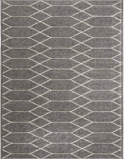Detail image of 2' x 10' Lattice Frieze Runner Rug