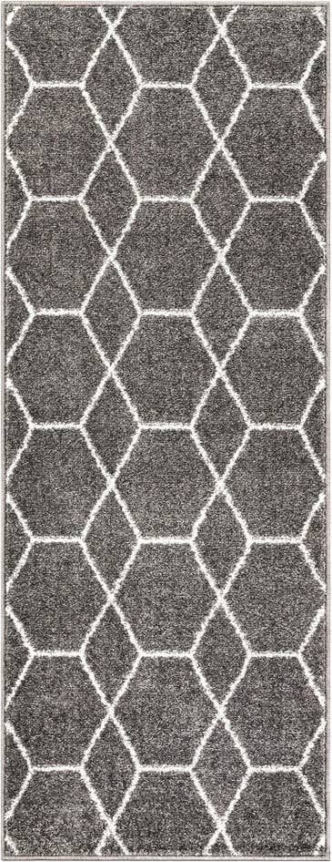 Detail image of 2' x 5' 3 Lattice Frieze Runner Rug