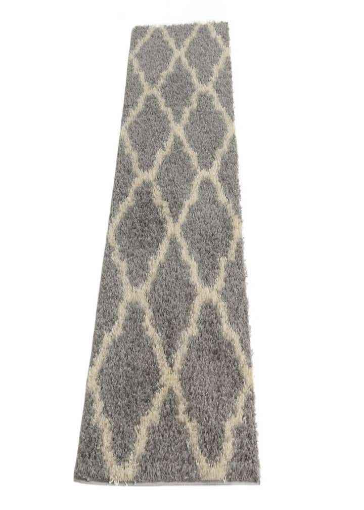 2' 3 x 6' Lattice Shag Runner Rug