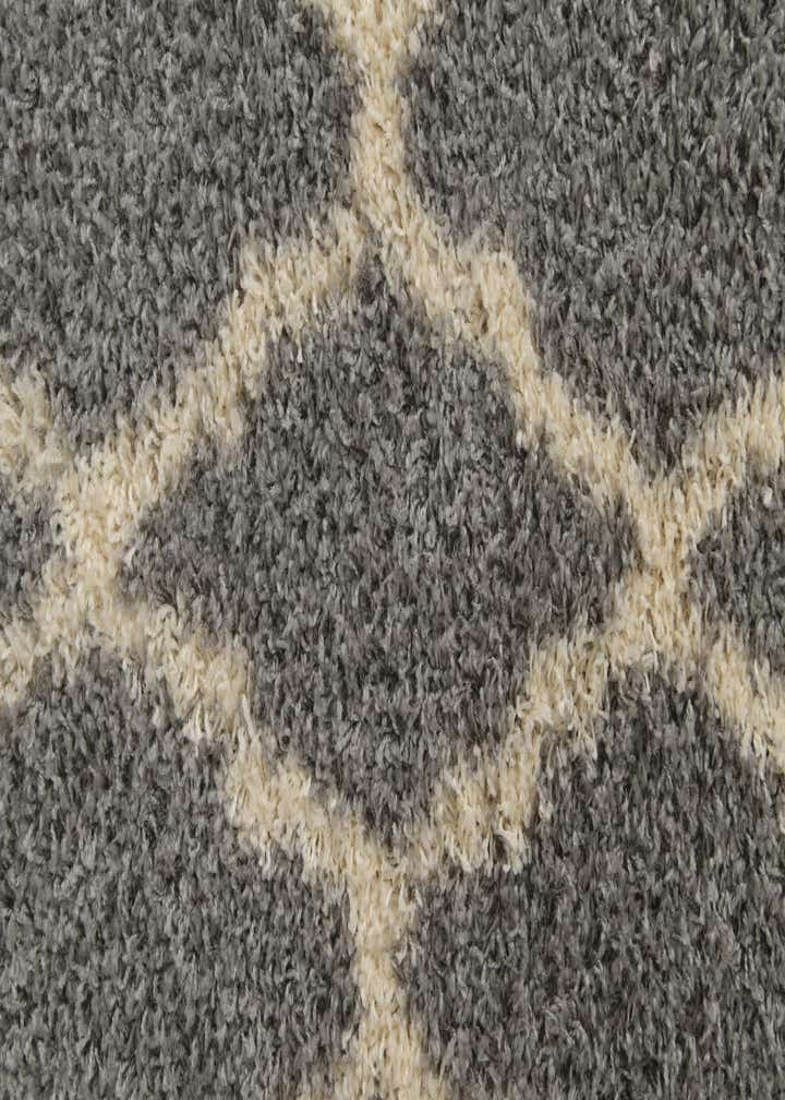 2' 3 x 6' Lattice Shag Runner Rug