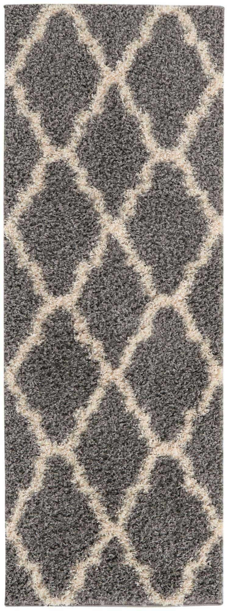 2' 3 x 6' Lattice Shag Runner Rug