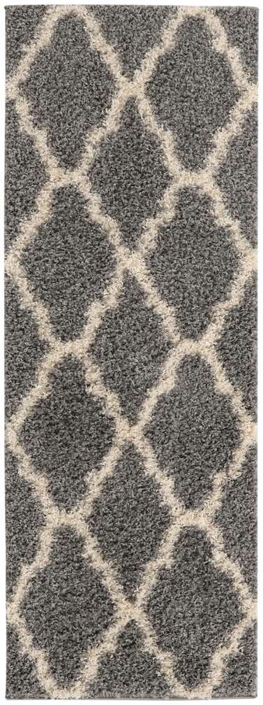 2' 3 x 6' Lattice Shag Runner Rug