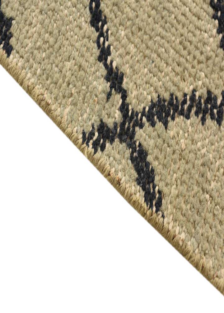 3' x 6' Hand Knotted Luna Wool Runner Rug