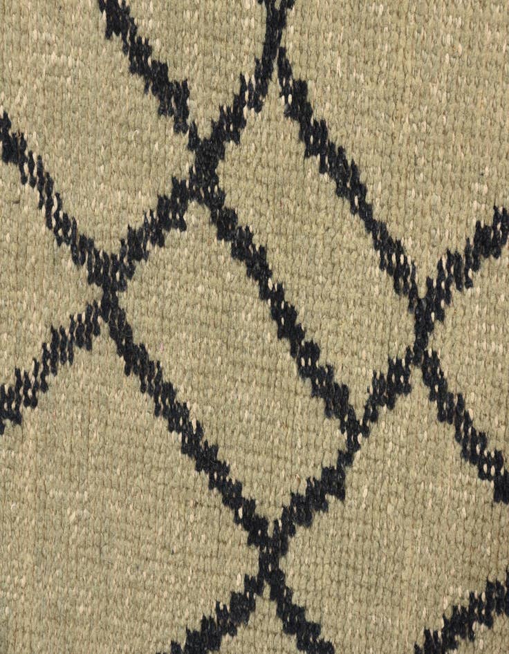 Detail image of 3' x 6'  Hand Knotted Luna Wool Runner Rug