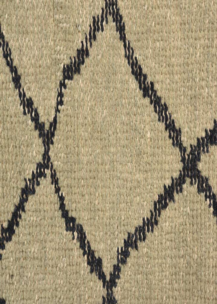 3' x 6' Hand Knotted Luna Wool Runner Rug