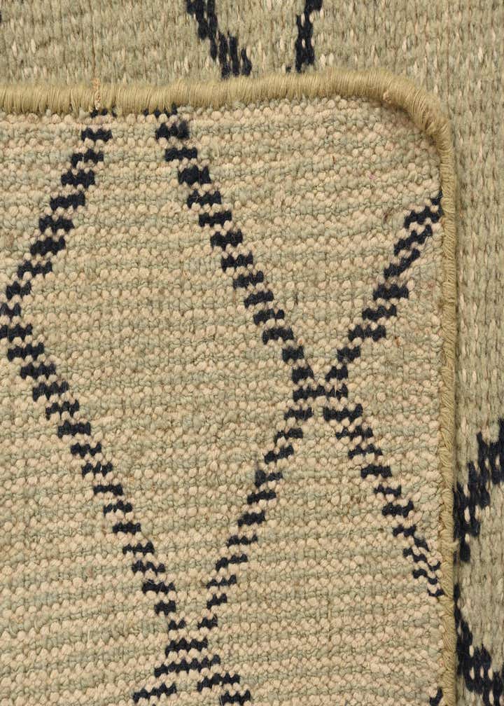 3' x 6' Hand Knotted Luna Wool Runner Rug