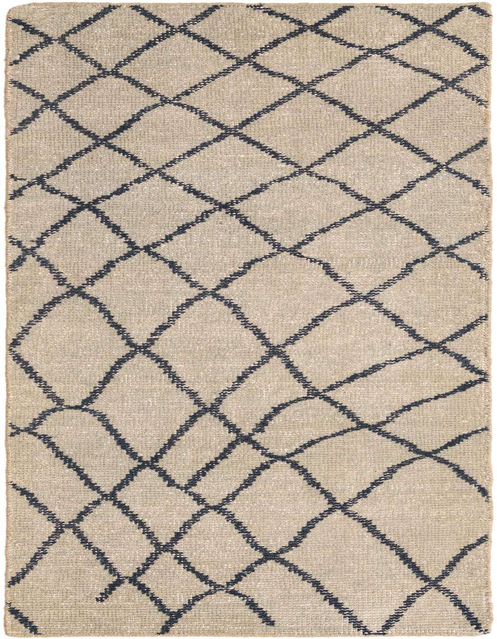 3' x 6' Hand Knotted Luna Wool Runner Rug