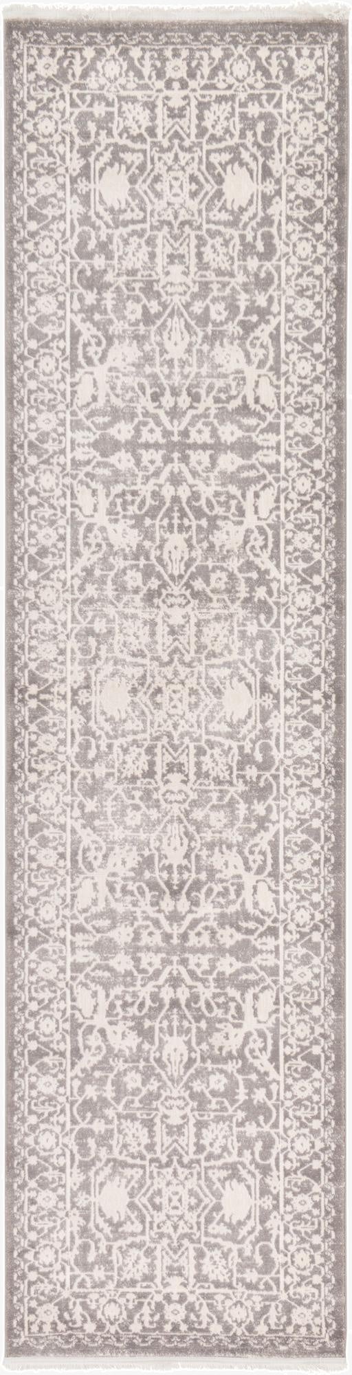 Primary image  2' 7 x 10' Modern Classical Runner Rug