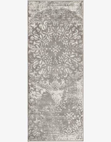Light Gray Monte Carlo Runner Rug