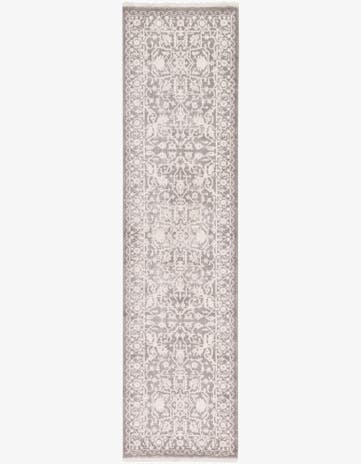 Light Gray New Vintage Runner Rug