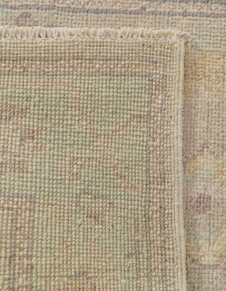 2' 7 x 9' 8 Hand Knotted Oushak Wool Runner Rug