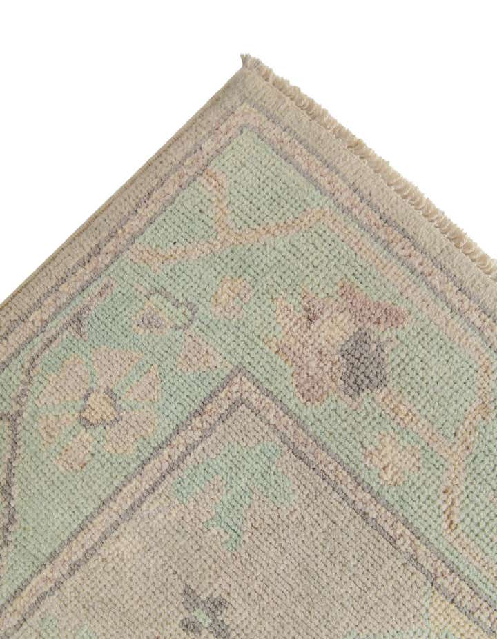 2' 7 x 9' 8 Hand Knotted Oushak Wool Runner Rug