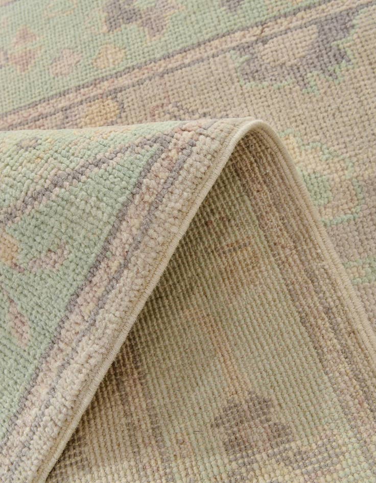 Detail image of 2' 7 x 9' 8  Hand Knotted Oushak Wool Runner Rug