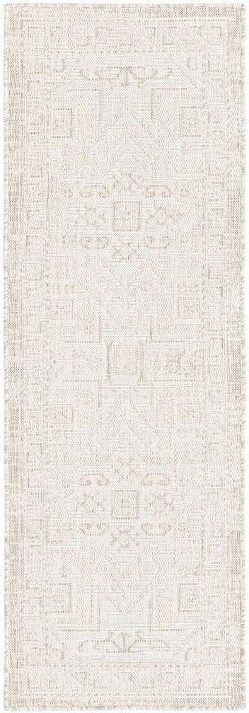 2' x 6' Easy-Clean Aztec Indoor / Outdoor Runner Rug