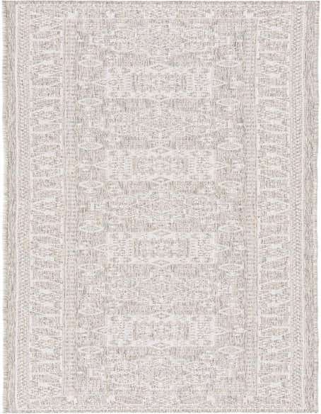 2' 7 x 12' Easy-Clean Aztec Indoor / Outdoor Runner Rug