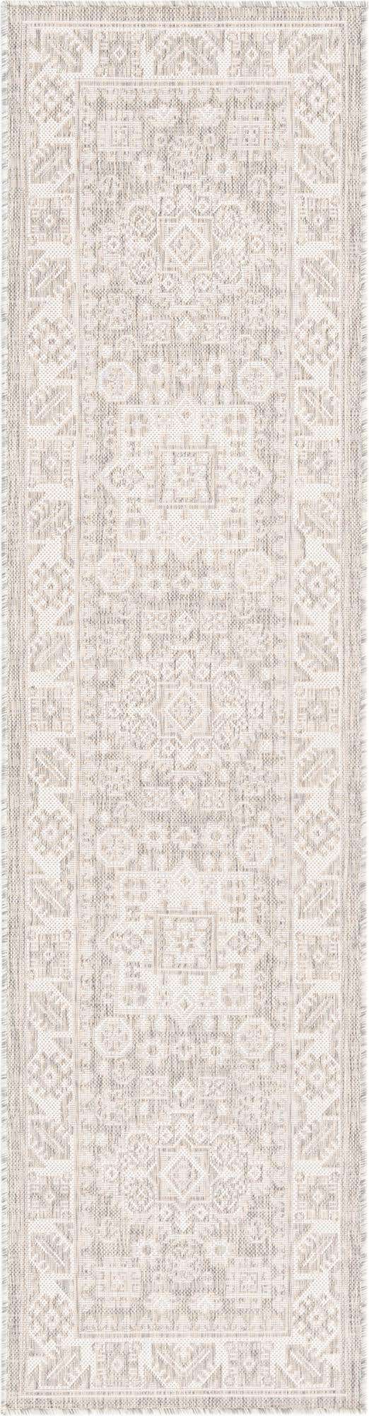 2' x 8' Easy-Clean Aztec Indoor / Outdoor Runner Rug